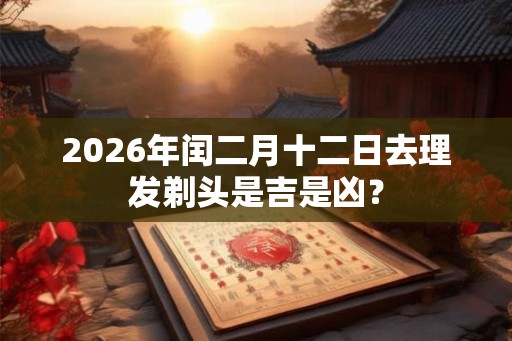2026年闰二月十二日去理发剃头是吉是凶？