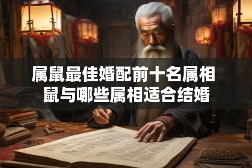 属鼠最佳婚配前十名属相 鼠与哪些属相适合结婚 属鼠最佳婚配前十名属相 鼠与哪些属相适合结婚