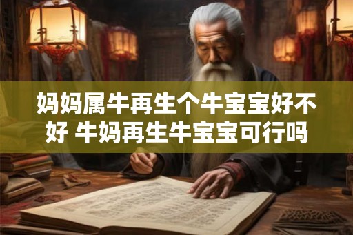 妈妈属牛再生个牛宝宝好不好 牛妈再生牛宝宝可行吗 妈妈属牛再生个牛宝宝好不好 牛妈再生牛宝宝可行吗