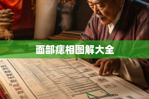 面部痣相图解大全