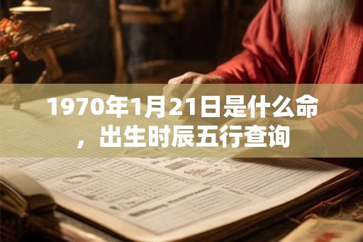 1970年1月21日是什么命，出生时辰五行查询