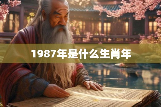1987年是什么生肖年
