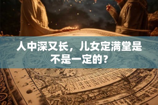 人中深又长，儿女定满堂是不是一定的？