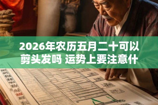 2026年农历五月二十可以剪头发吗 运势上要注意什么 2026年农历五月二十可以剪头发吗 运势上要注意什么