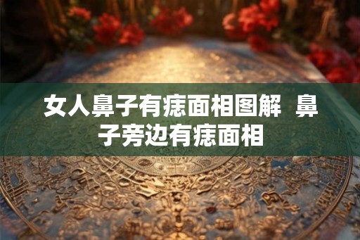 女人鼻子有痣面相图解 鼻子旁边有痣面相 女人鼻子有痣面相图解 鼻子旁边有痣面相