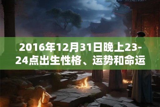 2016年12月31日晚上23-24点出生性格、运势和命运 2016年12月31日晚上23-24点出生性格、运势和命运