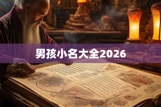 男孩小名大全2026