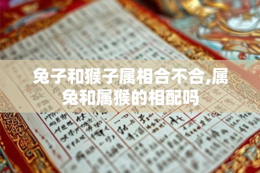 兔子和猴子属相合不合,属兔和属猴的相配吗