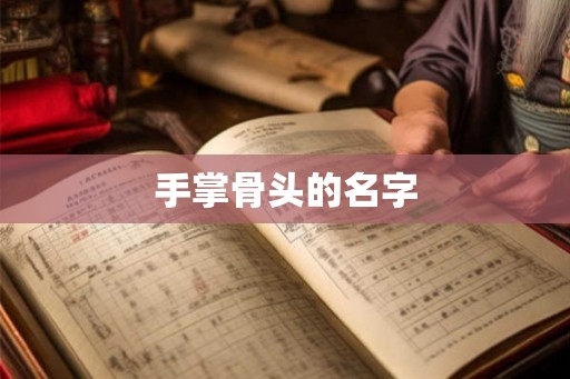 手掌骨头的名字 手掌骨头的名字