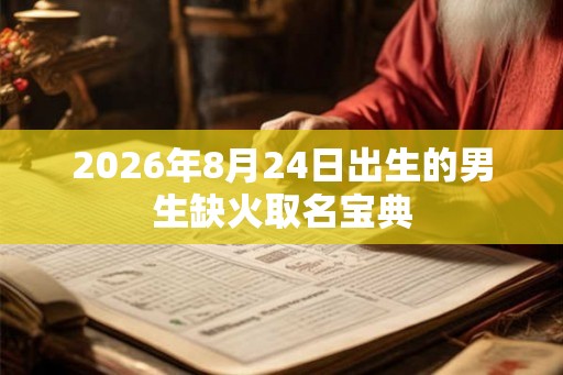 2026年8月24日出生的男生缺火取名宝典