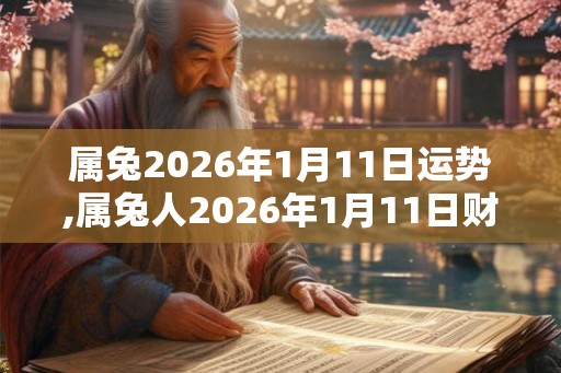 属兔2026年1月11日运势,属兔人2026年1月11日财运,生肖兔2026年1月11日运势
