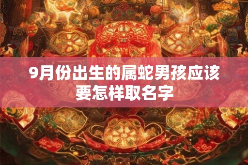 9月份出生的属蛇男孩应该要怎样取名字 9月份出生的属蛇男孩应该要怎样取名字