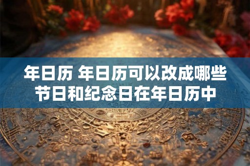 年日历 年日历可以改成哪些节日和纪念日在年日历中