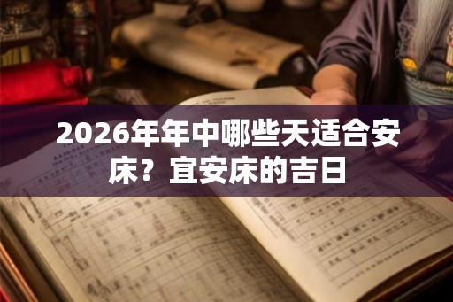 2026年年中哪些天适合安床？宜安床的吉日