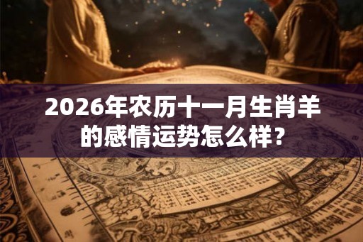 2026年农历十一月生肖羊的感情运势怎么样? 2026年农历十一月生肖羊的感情运势怎么样?