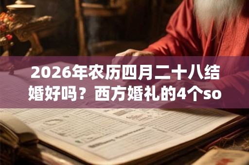 2026年农历四月二十八结婚好吗？西方婚礼的4个something