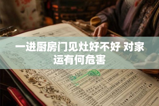一进厨房门见灶好不好 对家运有何危害 一进厨房门见灶好不好 对家运有何危害
