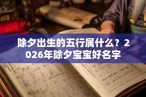 除夕出生的五行属什么？2026年除夕宝宝好名字