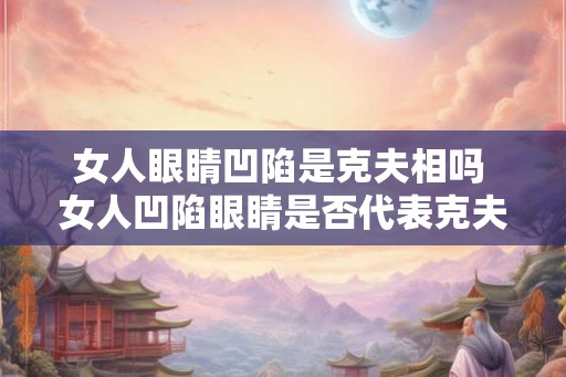 女人眼睛凹陷是克夫相吗 女人凹陷眼睛是否代表克夫相
