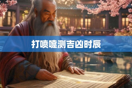 打喷嚏测吉凶时辰 打喷嚏测吉凶时辰