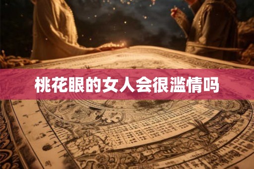 桃花眼的女人会很滥情吗