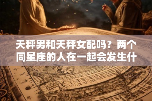 天秤男和天秤女配吗？两个同星座的人在一起会发生什么？