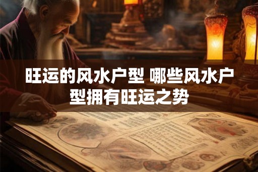 旺运的风水户型 哪些风水户型拥有旺运之势