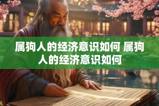 属狗人的经济意识如何 属狗人的经济意识如何