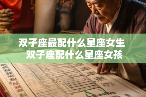 双子座最配什么星座女生  双子座配什么星座女孩