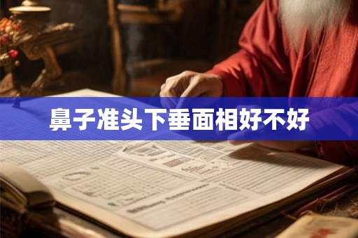 鼻子准头下垂面相好不好