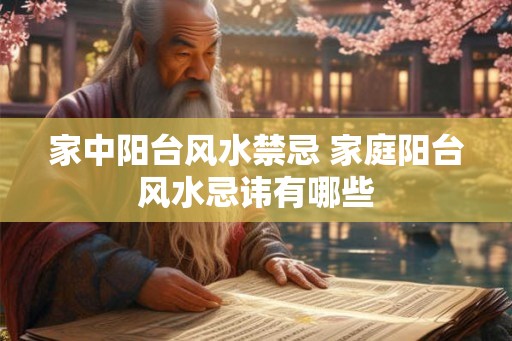 家中阳台风水禁忌 家庭阳台风水忌讳有哪些