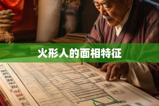 火形人的面相特征