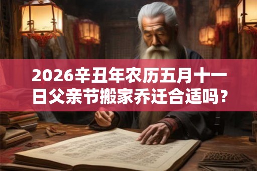 2026辛丑年农历五月十一日父亲节搬家乔迁合适吗？