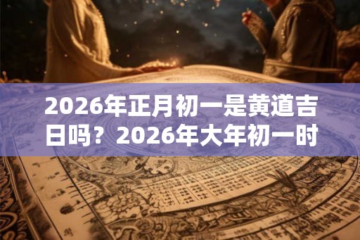 2026年正月初一是黄道吉日吗？2026年大年初一时辰吉凶查询！