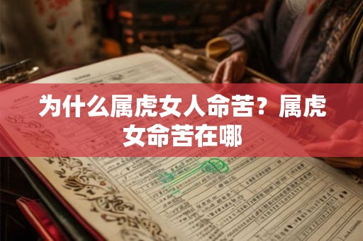 为什么属虎女人命苦？属虎女命苦在哪