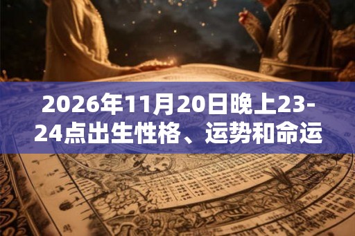 2026年11月20日晚上23-24点出生性格、运势和命运