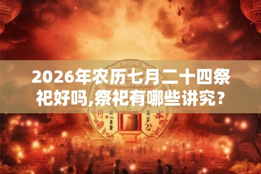 2026年农历七月二十四祭祀好吗,祭祀有哪些讲究? 2026年农历七月二十四祭祀好吗,祭祀有哪些讲究?
