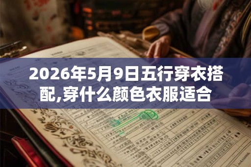 2026年5月9日五行穿衣搭配,穿什么颜色衣服适合