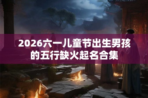 2026六一儿童节出生男孩的五行缺火起名合集