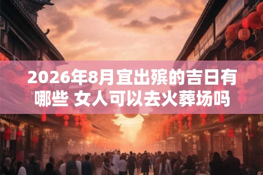 2026年8月宜出殡的吉日有哪些 女人可以去火葬场吗