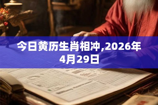 今日黄历生肖相冲,2026年4月29日