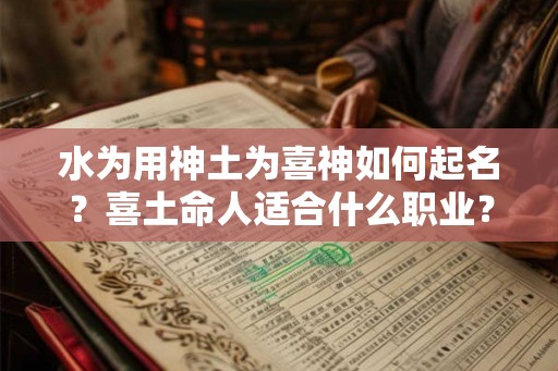 水为用神土为喜神如何起名？喜土命人适合什么职业？