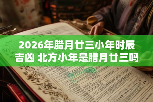 2026年腊月廿三小年时辰吉凶 北方小年是腊月廿三吗
