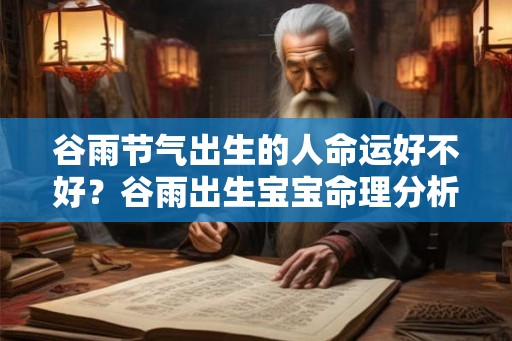 谷雨节气出生的人命运好不好？谷雨出生宝宝命理分析