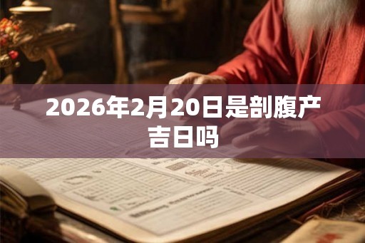 2026年2月20日是剖腹产吉日吗