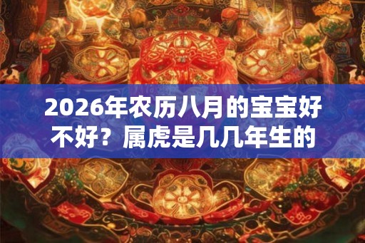 2026年农历八月的宝宝好不好？属虎是几几年生的