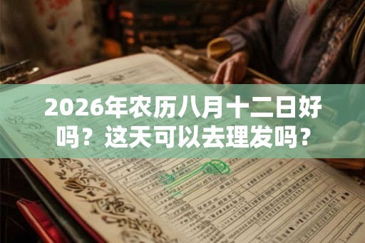 2026年农历八月十二日好吗？这天可以去理发吗？