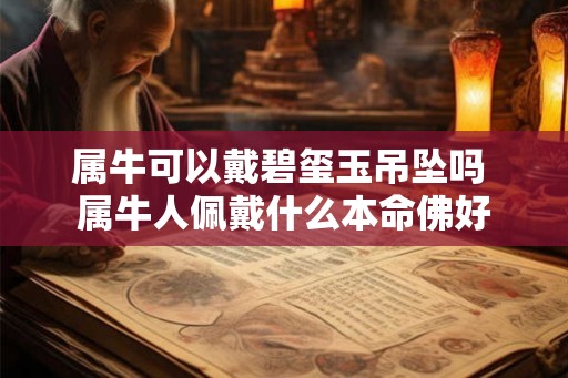 属牛可以戴碧玺玉吊坠吗 属牛人佩戴什么本命佛好