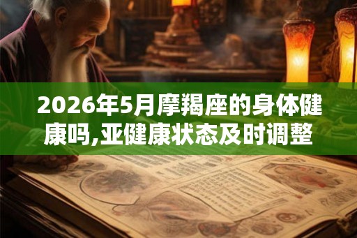 2026年5月摩羯座的身体健康吗,亚健康状态及时调整 2026年5月摩羯座的身体健康吗,亚健康状态及时调整