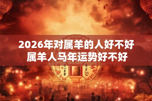 2026年对属羊的人好不好 属羊人马年运势好不好 2026年对属羊的人好不好 属羊人马年运势好不好